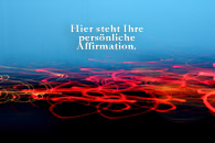 Affirmationen Lichter Farbspiel abstrakt